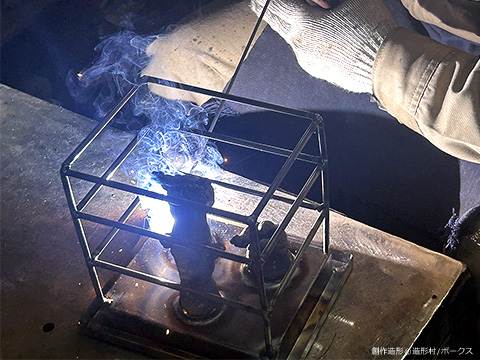 金型製作工程3-7：フレーム溶接